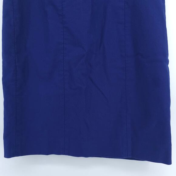 Cabi Career Boss Babe Blue Color Block Cotton Stretch Pencil Bodycon Skirt 10 - Picture 3 of 8